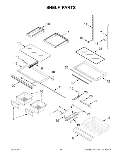 SHELF PARTS