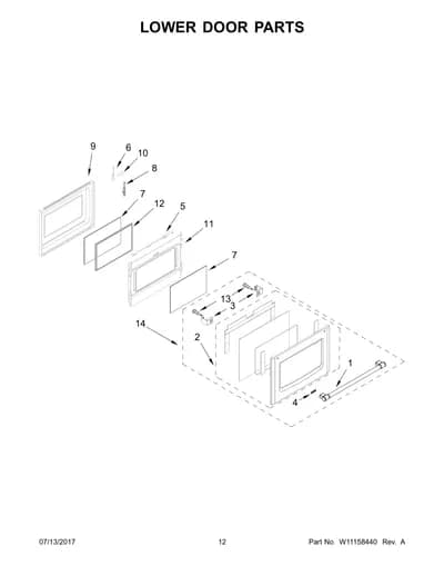 LOWER DOOR PARTS