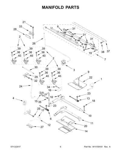 MANIFOLD PARTS