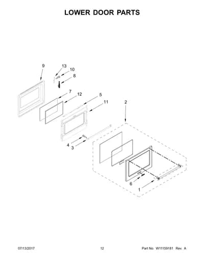 LOWER DOOR PARTS