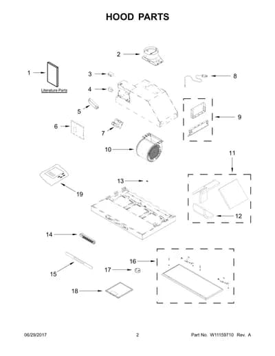 HOOD PARTS