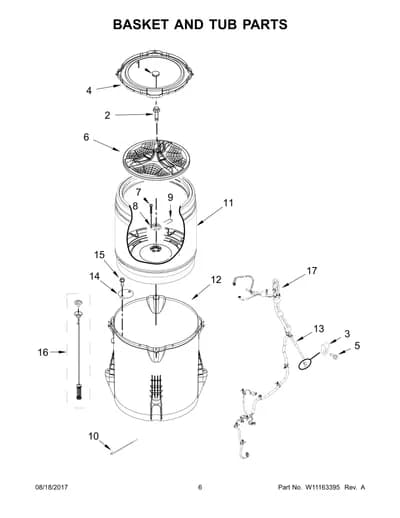 BASKET AND TUB PARTS