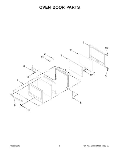 OVEN DOOR PARTS