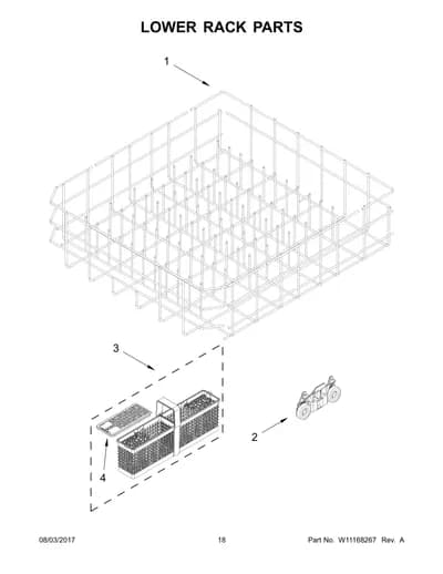 LOWER RACK PARTS