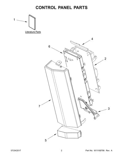 CONTROL PANEL PARTS