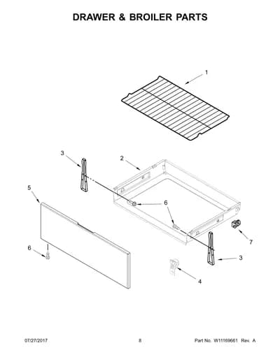 DRAWER & BROILER PARTS