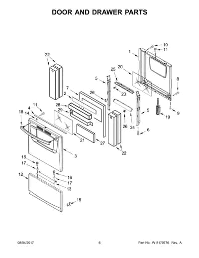 DOOR AND DRAWER PARTS