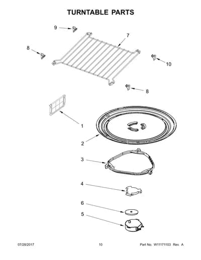 TURNTABLE PARTS