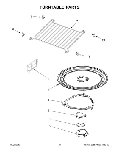 TURNTABLE PARTS