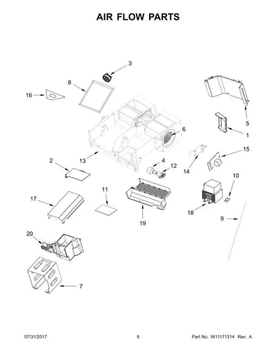 AIR FLOW PARTS
