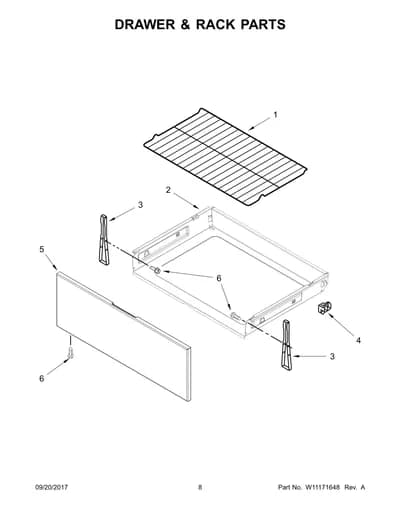 DRAWER & RACK PARTS