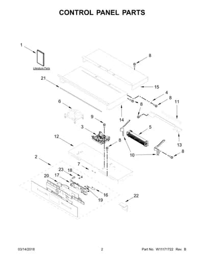 CONTROL PANEL PARTS