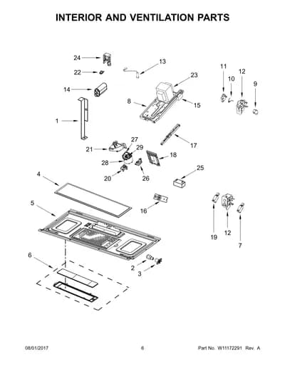 INTERIOR AND VENTILATION PARTS
