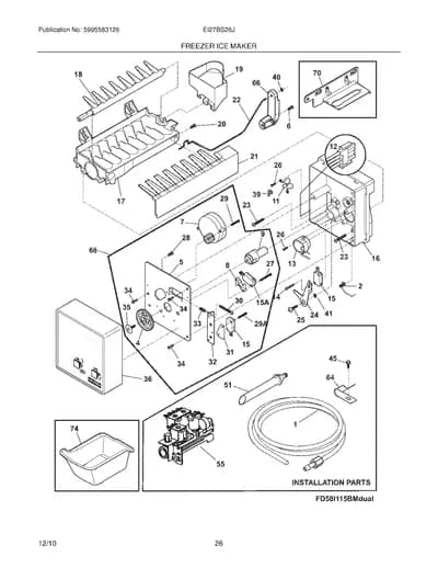 FREEZER ICE MAKER