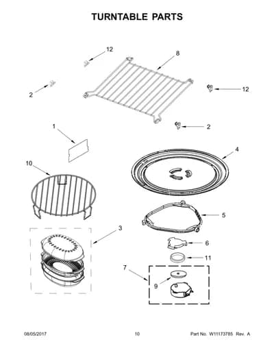 TURNTABLE PARTS