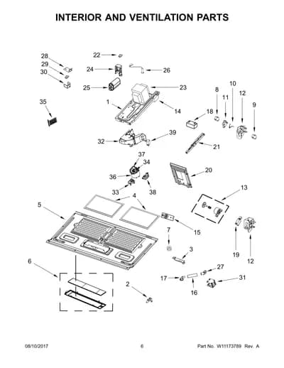 INTERIOR AND VENTILATION PARTS