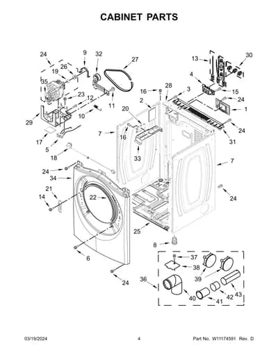 CABINET PARTS