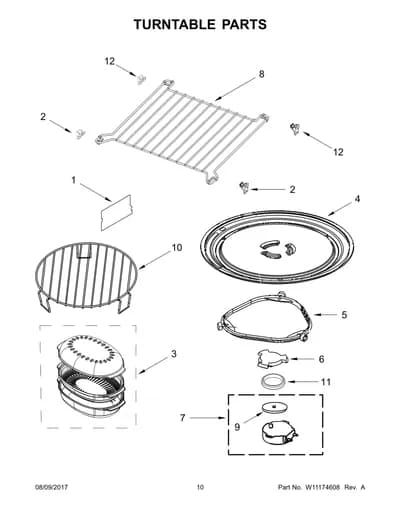 TURNTABLE PARTS