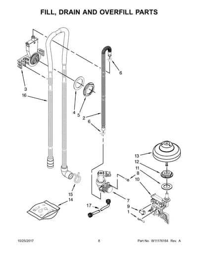 FILL, DRAIN AND OVERFILL PARTS