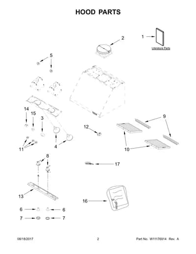 HOOD PARTS