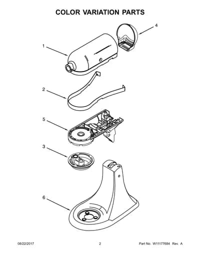 COLOR VARIATION PARTS