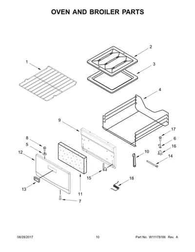 OVEN AND BROILER PARTS
