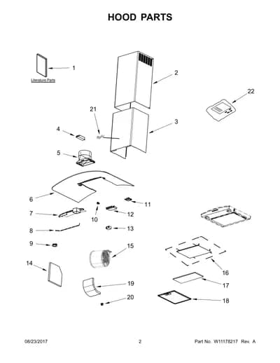 HOOD PARTS