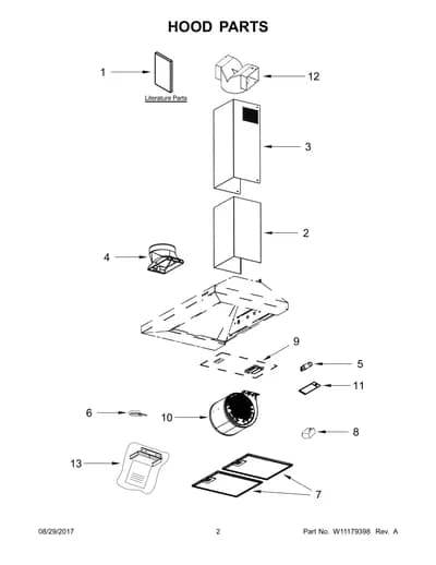 HOOD PARTS