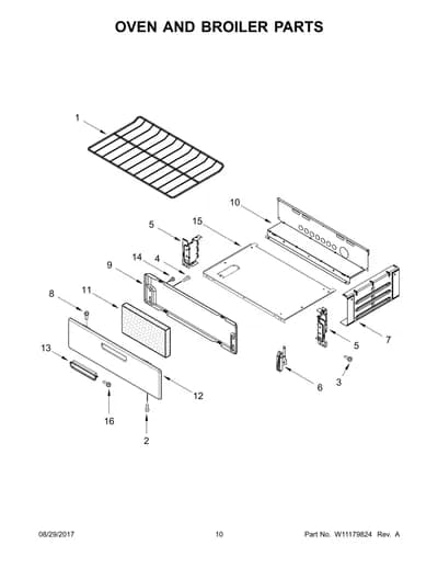 OVEN AND BROILER PARTS