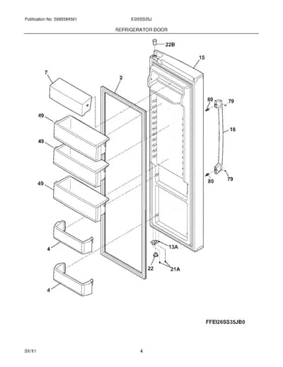 REFRIGERATOR DOOR