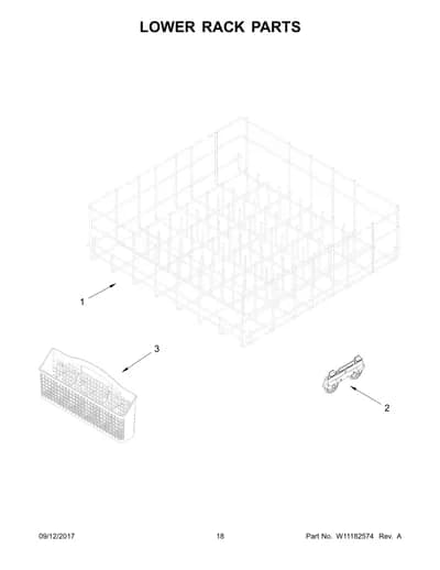 LOWER RACK PARTS
