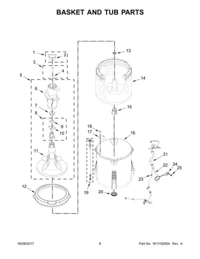 BASKET AND TUB PARTS