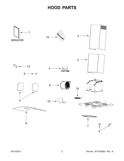 HOOD PARTS