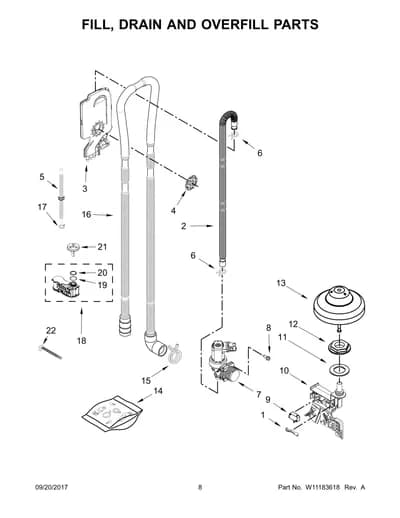 FILL, DRAIN AND OVERFILL PARTS
