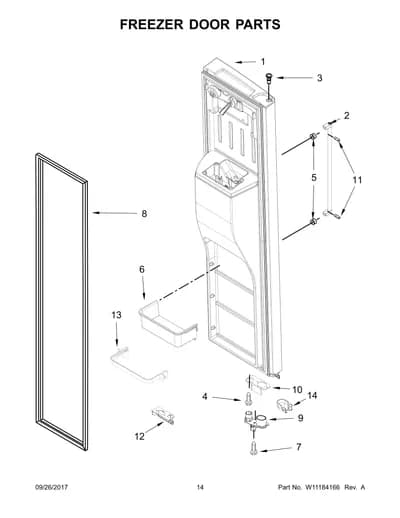 FREEZER DOOR PARTS