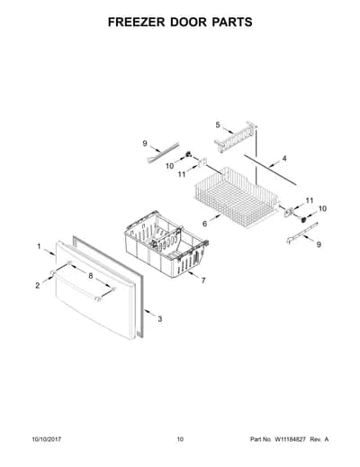FREEZER DOOR PARTS