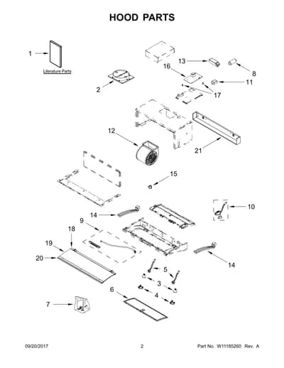 HOOD PARTS