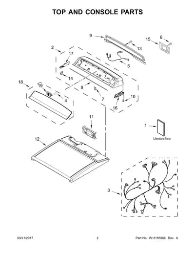 TOP AND CONSOLE PARTS