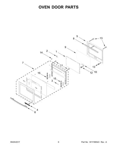 OVEN DOOR PARTS