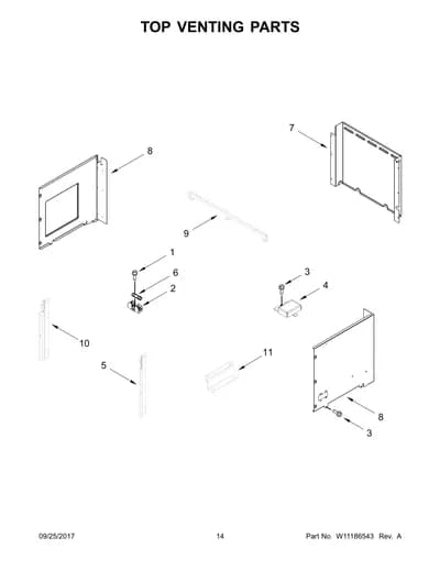 TOP VENTING PARTS