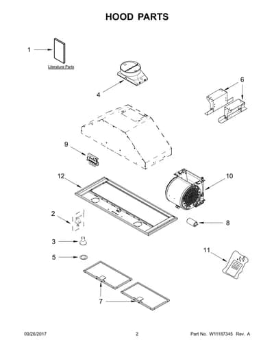 HOOD PARTS