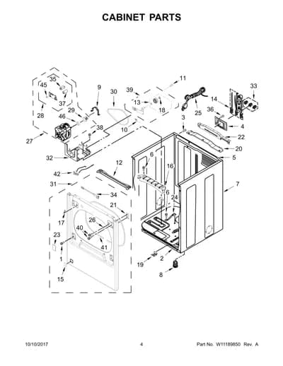 CABINET PARTS