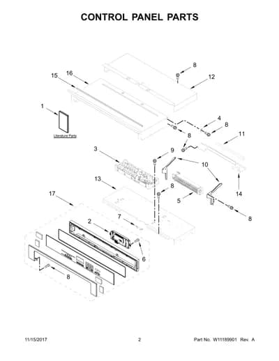 CONTROL PANEL PARTS