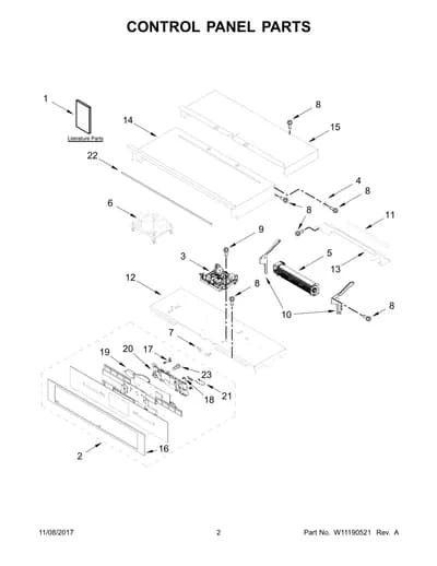 CONTROL PANEL PARTS