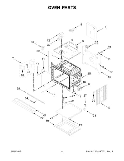 OVEN PARTS
