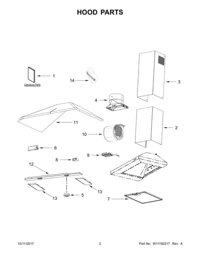 HOOD PARTS
