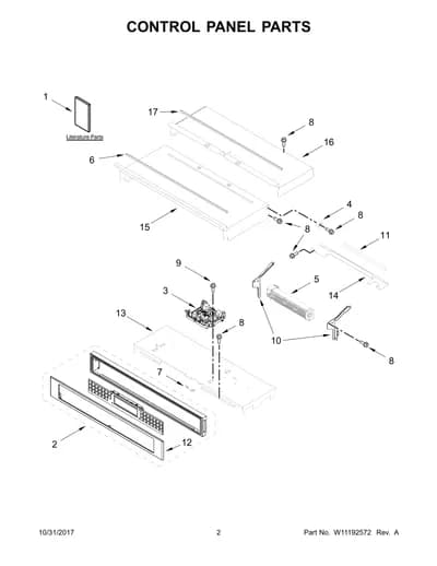 CONTROL PANEL PARTS
