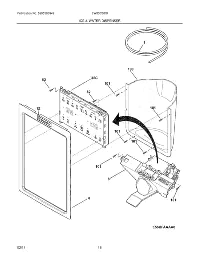 ICE & WATER DISPENSER