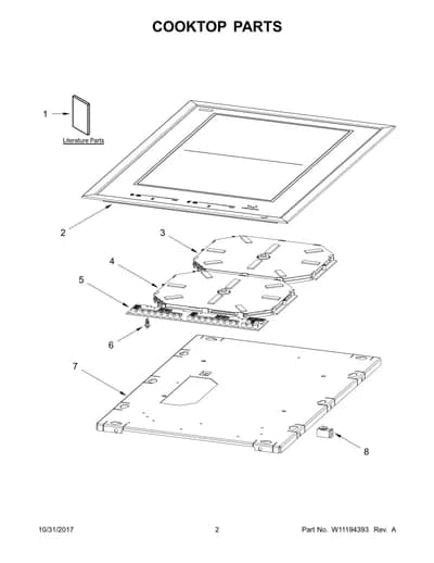 COOKTOP PARTS