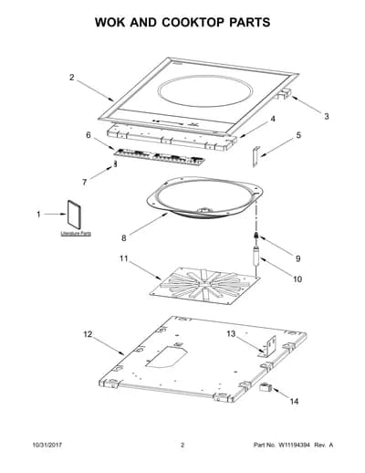 WOK AND COOKTOP PARTS